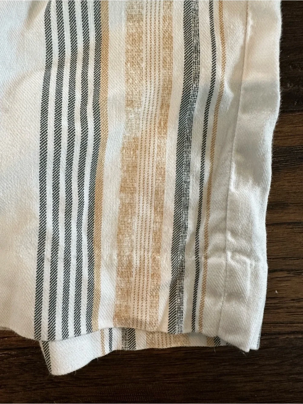 Liverpool Women’s Los Angeles Striped Linen-Blend Pants- size 6